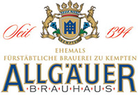 Das Logo der Brauerei Allgäuer Brauhaus (Radeberger Gruppe) wird hier gezeigt.
