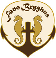 Das Logo der Brauerei Fanø Bryghus wird hier gezeigt.