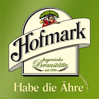 Das Logo der Brauerei Hofmark Brauerei wird hier gezeigt.