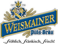 Das Logo der Brauerei Weismainer Püls-Bräu wird hier gezeigt.