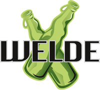 Das Logo der Brauerei Weldebräu wird hier gezeigt.