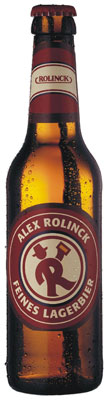 Das Bier Alex Rolinck Feines Lagerbier wird hier als Produktbild gezeigt.