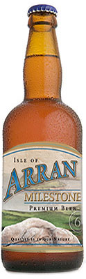 Das Bier Arran Milestone wird hier als Produktbild gezeigt.