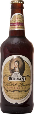 Das Bier Belhaven Robert Burns Scottish Ale wird hier als Produktbild gezeigt.