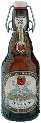 Das Bier Bergbräu Doppelbock wird hier als Produktbild gezeigt.