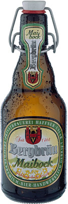 Das Bier Bergbräu Maibock wird hier als Produktbild gezeigt.