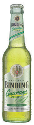 Das Bier Binding Guarana Verde wird hier als Produktbild gezeigt.