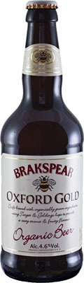 Das Bier Brakspear Oxford Gold Organic Beer wird hier als Produktbild gezeigt.