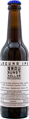 Das Bier BrauKunstKeller Laguna IPA wird hier als Produktbild gezeigt.