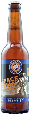 Das Bier BrewFist Space Man India Pale Ale wird hier als Produktbild gezeigt.