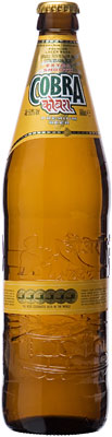 Das Bier Cobra Premium wird hier als Produktbild gezeigt.