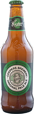Das Bier Coopers Brewery Original Pale Ale wird hier als Produktbild gezeigt.