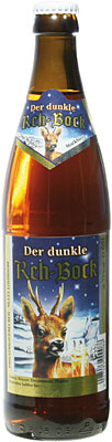 Das Bier Der dunkle Reh-Bock wird hier als Produktbild gezeigt.