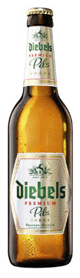 Das Bier Diebels Pils wird hier als Produktbild gezeigt.