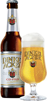 Das Bier Dinkelacker CD-Pils wird hier als Produktbild gezeigt.