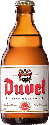 Das Bier Duvel wird hier als Produktbild gezeigt.