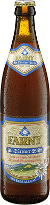 Das Bier Farny Alt-Dürrener-Weiße wird hier als Produktbild gezeigt.