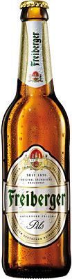 Das Bier Freiberger Pils wird hier als Produktbild gezeigt.