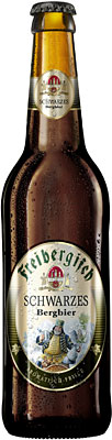 Das Bier Freibergisch Schwarzes Bergbier wird hier als Produktbild gezeigt.