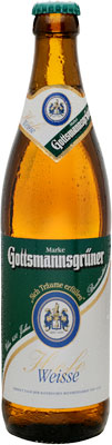 Das Bier Gottmannsgrüner Hefe Weisse wird hier als Produktbild gezeigt.