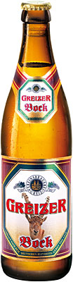 Das Bier Greizer Bock wird hier als Produktbild gezeigt.