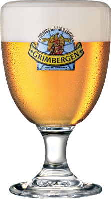 Das Bier Grimbergen Blond wird hier als Produktbild gezeigt.