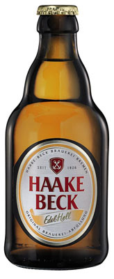 Das Bier Haake-Beck Edel-Hell wird hier als Produktbild gezeigt.