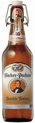 Das Bier Hacker-Pschorr Dunkle Weisse wird hier als Produktbild gezeigt.