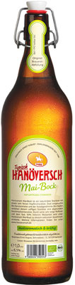 Das Bier Hanöversch Mai-Bock wird hier als Produktbild gezeigt.