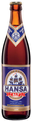 Das Bier Hansa Alt wird hier als Produktbild gezeigt.