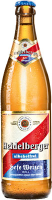 Das Bier Heidelberger Hefe Weizen Hell Alkoholfrei wird hier als Produktbild gezeigt.