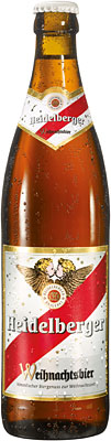 Das Bier Heidelberger Weihnachtsbier wird hier als Produktbild gezeigt.