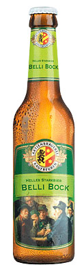 Das Bier Helles Starkbier Belli Bock wird hier als Produktbild gezeigt.