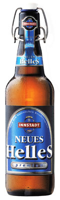 Das Bier Innstadt Neues Helles wird hier als Produktbild gezeigt.