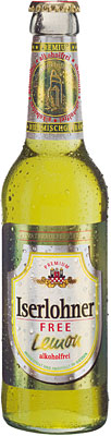 Das Bier Iserlohner Lemon Alkoholfrei wird hier als Produktbild gezeigt.