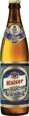Das Bier Kaiser Winterbier wird hier als Produktbild gezeigt.