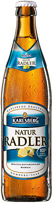 Das Bier Karlsberg Natur Radler wird hier als Produktbild gezeigt.