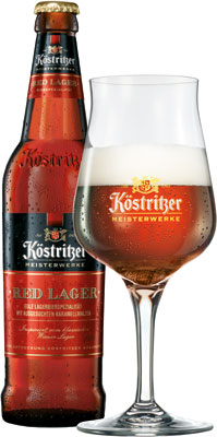 Das Bier Köstritzer Red Lager wird hier als Produktbild gezeigt.