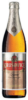 Das Bier Krušovice - Imperial Czech Premium Lager wird hier als Produktbild gezeigt.