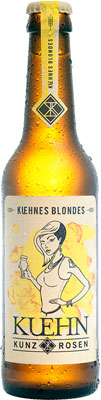 Das Bier Kuehnes Blondes wird hier als Produktbild gezeigt.