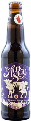 Das Bier Left Hand Brewing Co. Milk Stout wird hier als Produktbild gezeigt.