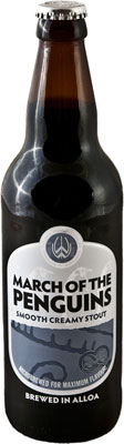 Das Bier March Of The Penguins Smooth Creamy Stout wird hier als Produktbild gezeigt.