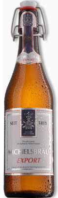 Das Bier Michelsbräu Export wird hier als Produktbild gezeigt.