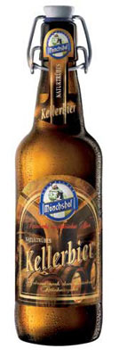 Das Bier Mönchshof Kellerbier wird hier als Produktbild gezeigt.