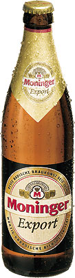 Das Bier Moninger Export wird hier als Produktbild gezeigt.