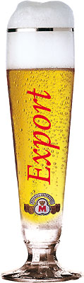 Das Bier Moninger Export wird hier als Produktbild gezeigt.