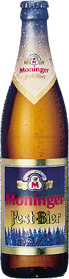 Das Bier Moninger Fest-Bier wird hier als Produktbild gezeigt.