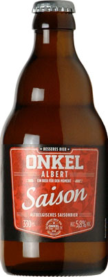 Das Bier Onkel Albert Saison wird hier als Produktbild gezeigt.