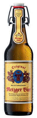 Das Bier Original Metzger Bier wird hier als Produktbild gezeigt.