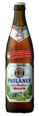 Das Bier Paulaner Hefe-Weißbier Alkoholfrei wird hier als Produktbild gezeigt.